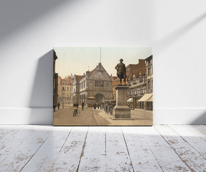 A picture of The square, Shrewsbury, England