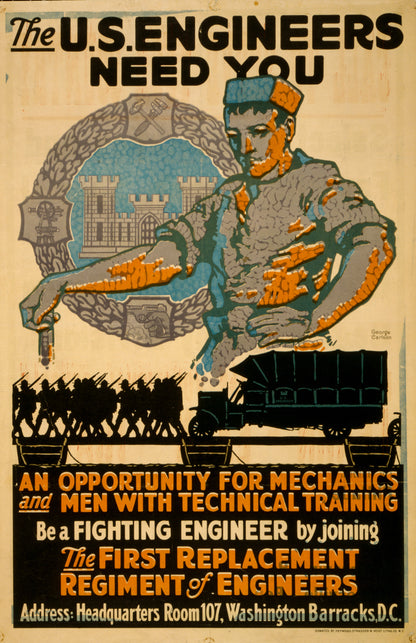 A picture of The U.S. Engineers need you