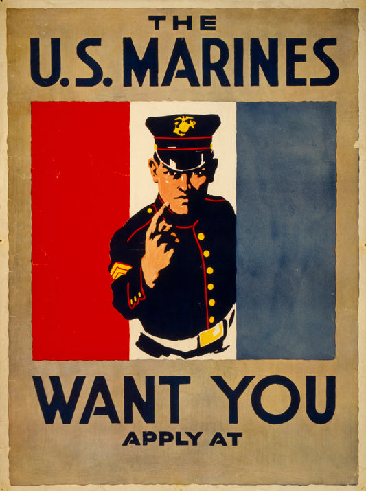 A picture of The U.S. Marines want you
