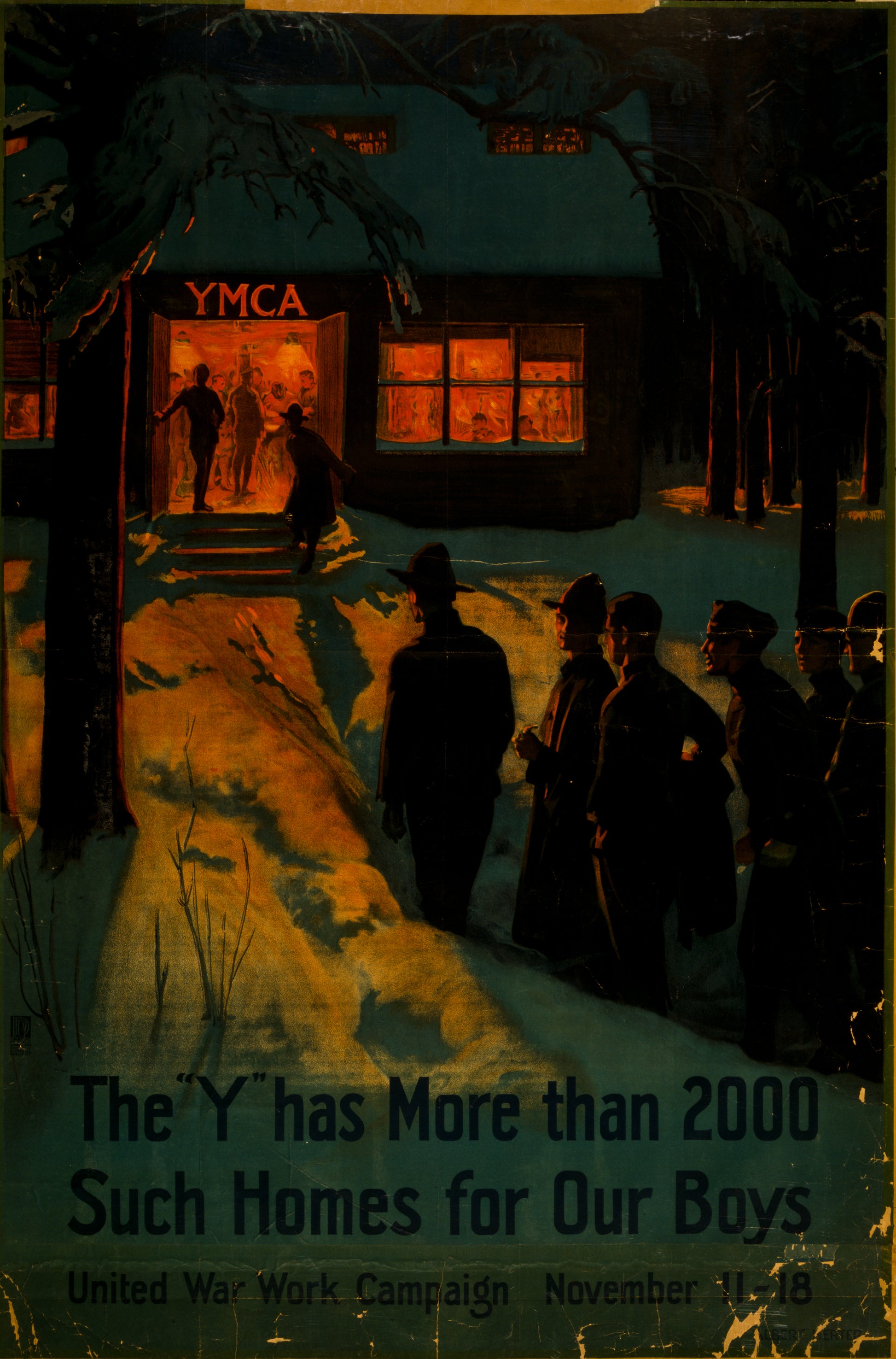 A picture of The "Y" has more than 2000 such homes for our boys--United War Work Campaign, November 11-18