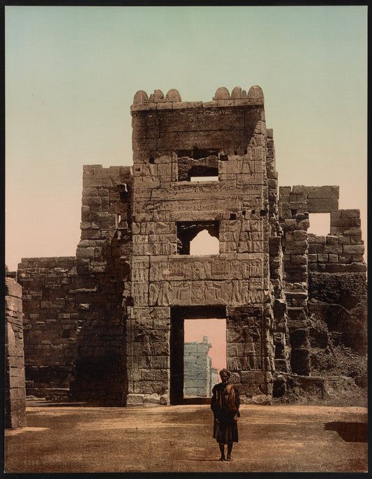 A picture of Thèbes, Medinet-Abou, le pavillon