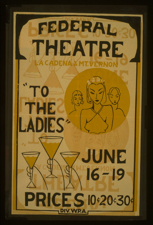 A picture of "To the ladies"