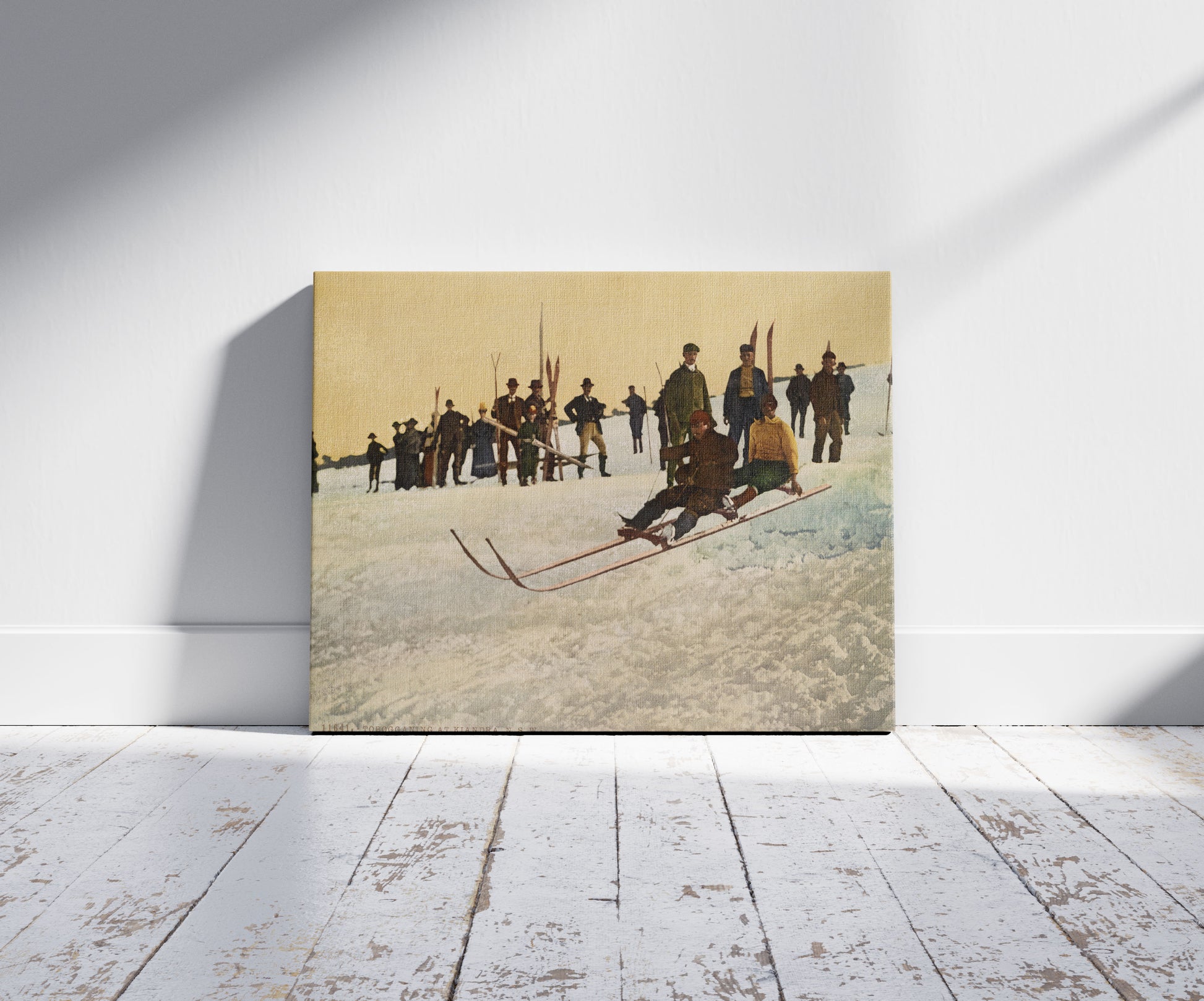 A picture of Tobogganing at Kiandra, N.S.W.