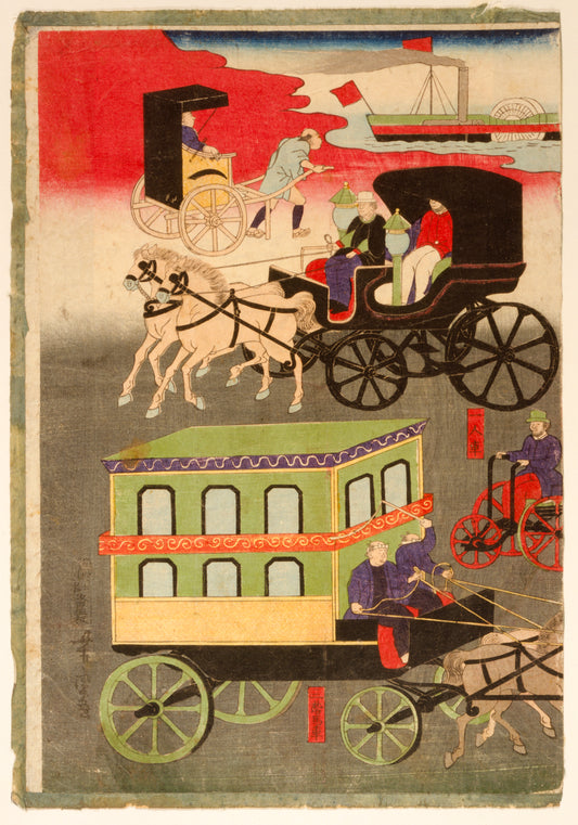A picture of Tōkyō ōrai kuruma zukushi