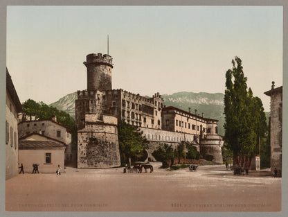 A picture of Trento. Castello del Buon Consiglio. Trient. Schloss Buon Consiglio.