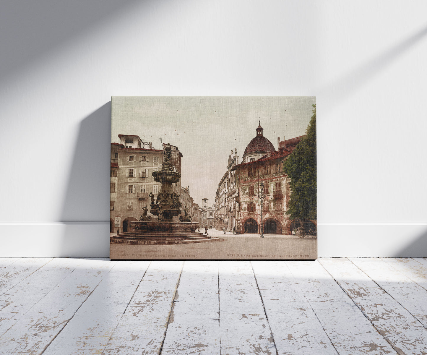 A picture of Trento. Piazza Grande Fontana di Nettuno. Trient. Domplatz Neptunbrunnen.