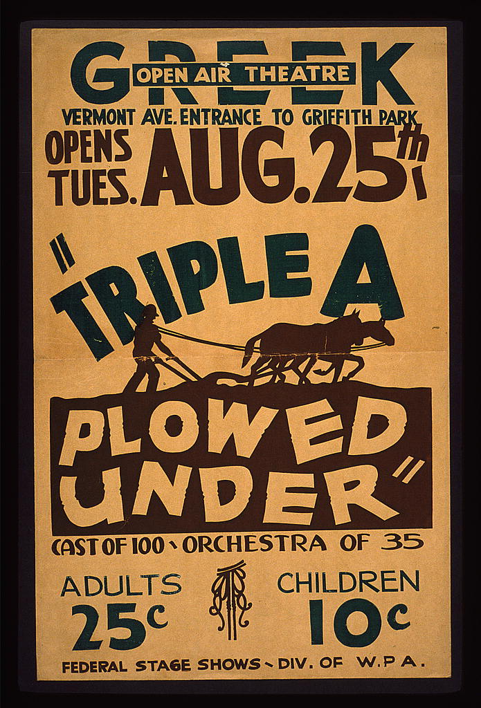 A picture of "Triple a plowed under"