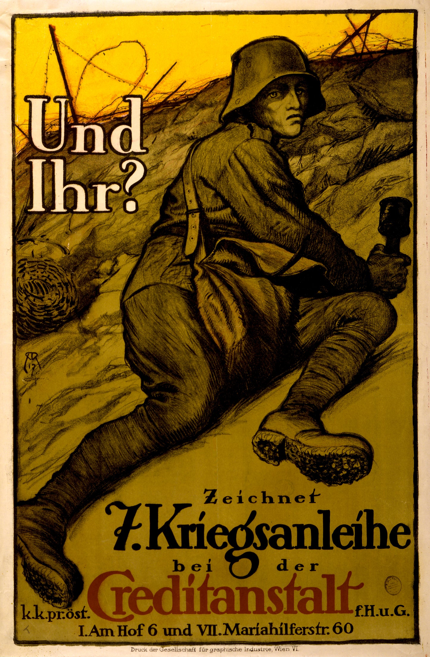 A picture of Und Ihr? Zeichnet 7. Kriegsanleihe