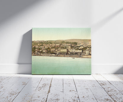 A picture of Ventnor, from sea, Isle of Wight, England