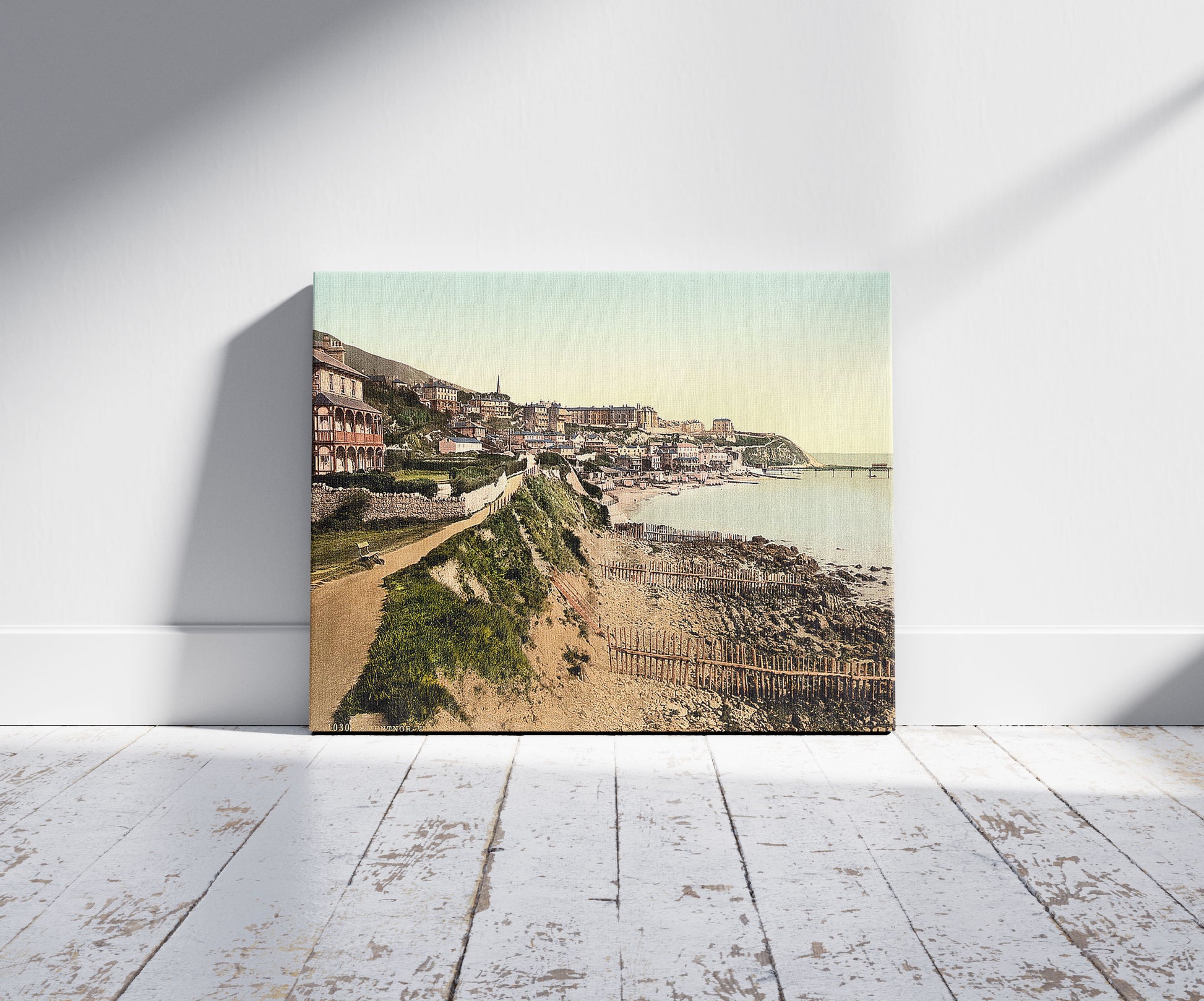 A picture of Ventnor, from West Cliff, Isle of Wight, England