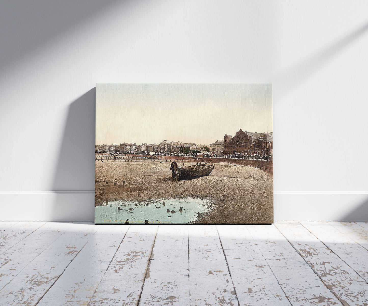 A picture of View from stone pier, Morecambe, England