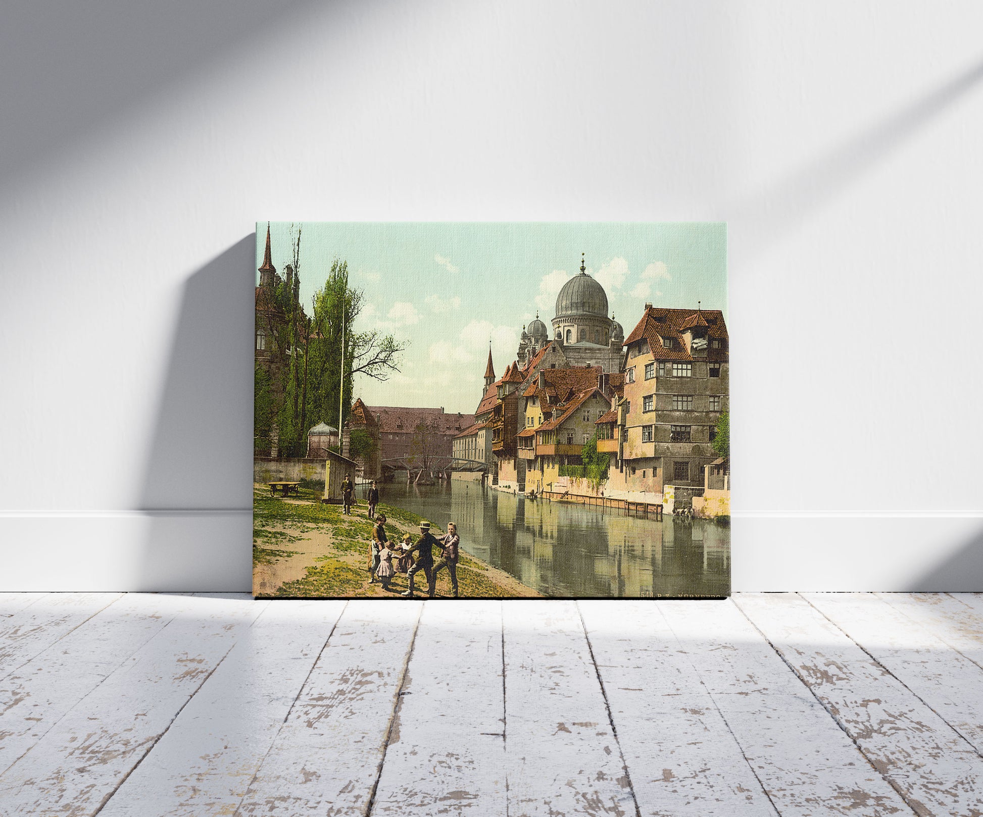 A picture of View from the Schutt Isle, Nuremberg, Bavaria, Germany