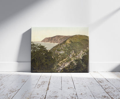 A picture of View of Lynmouth from Lynton, Lynton and Lynmouth, England