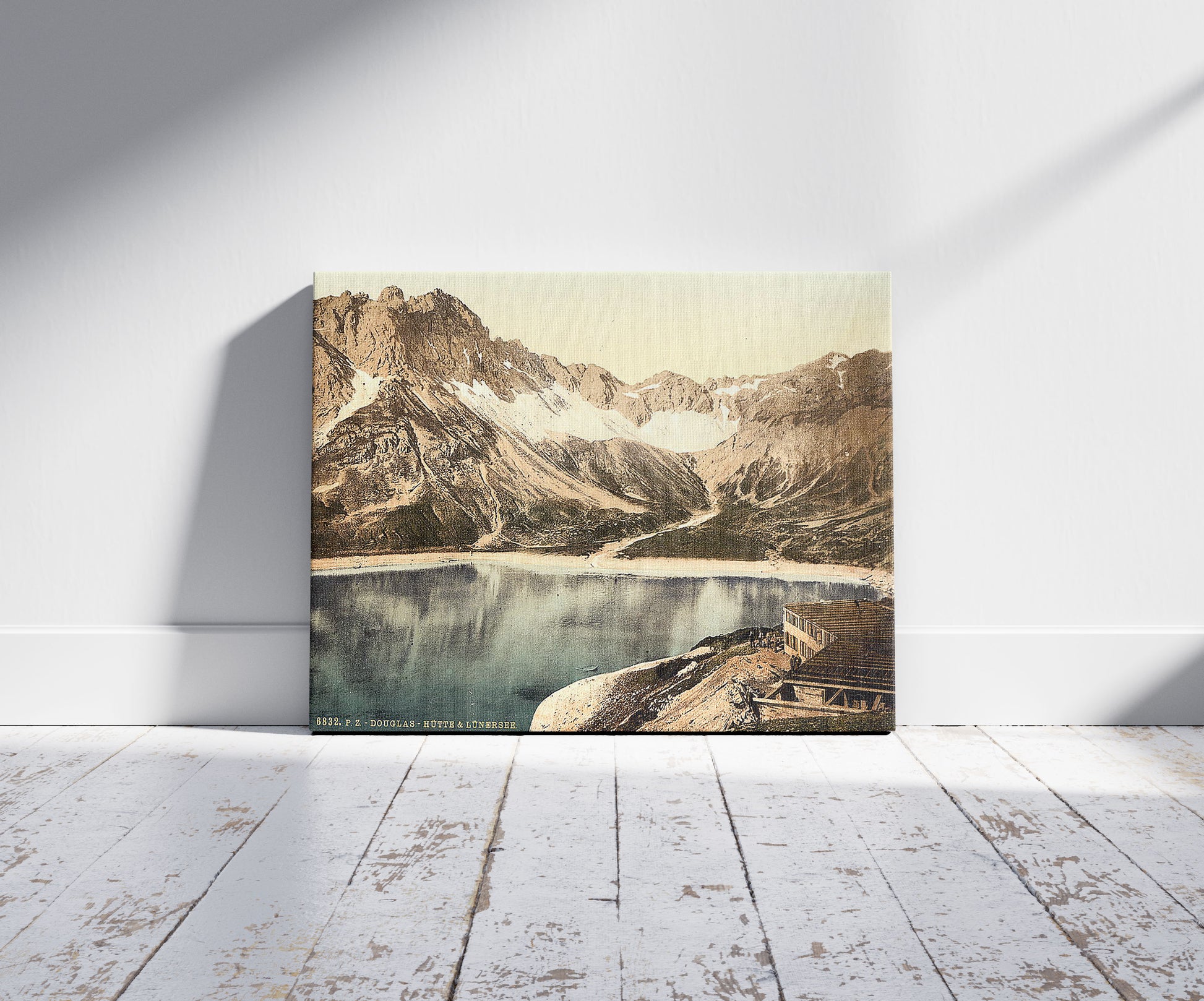 A picture of Vorarlberg Douglas Hut and Lunersee, Tyrol, Austro-Hungary