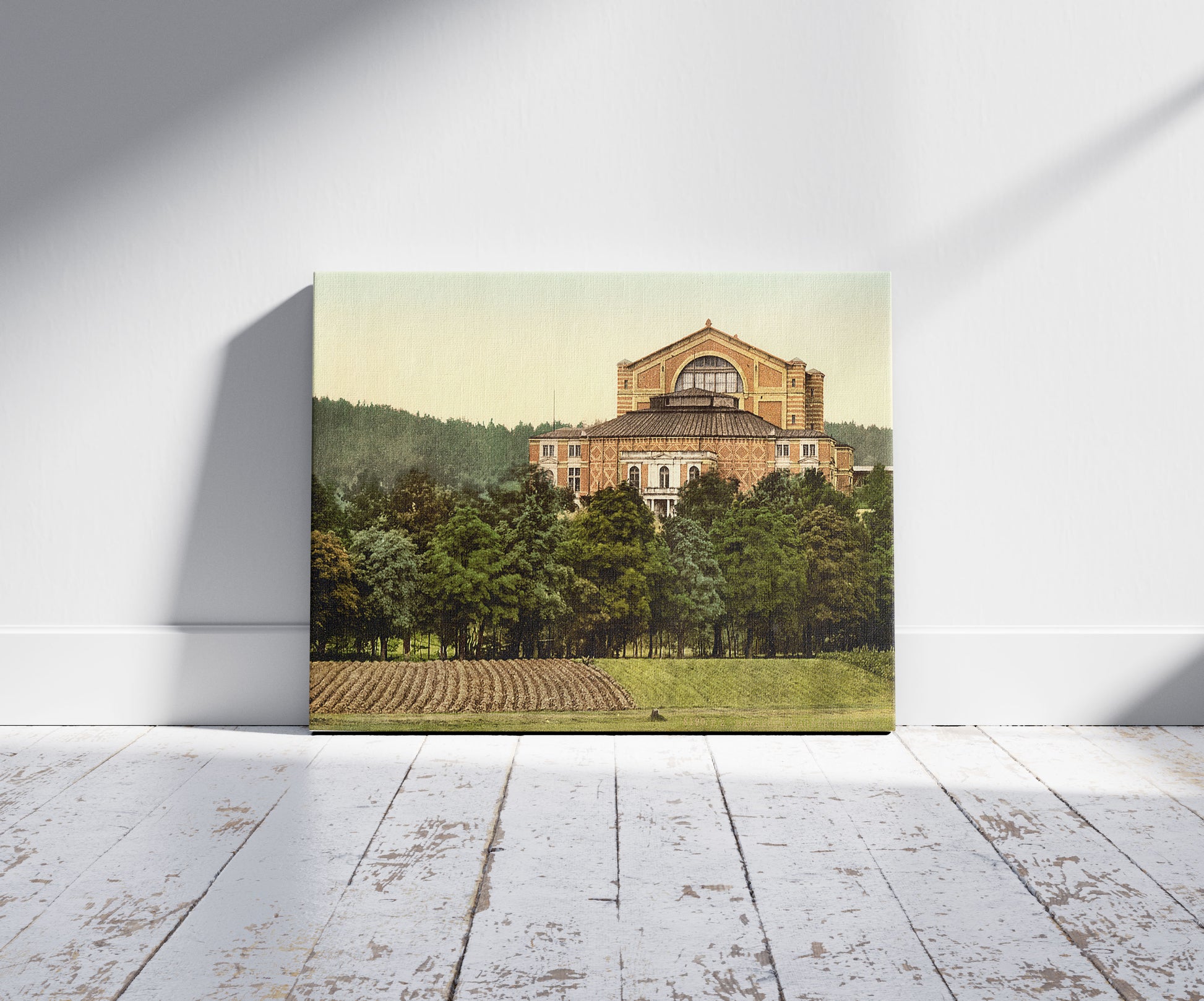 A picture of Wagner's theater (i.e. Festspielhaus), Bayreuth, Bavaria, Germany