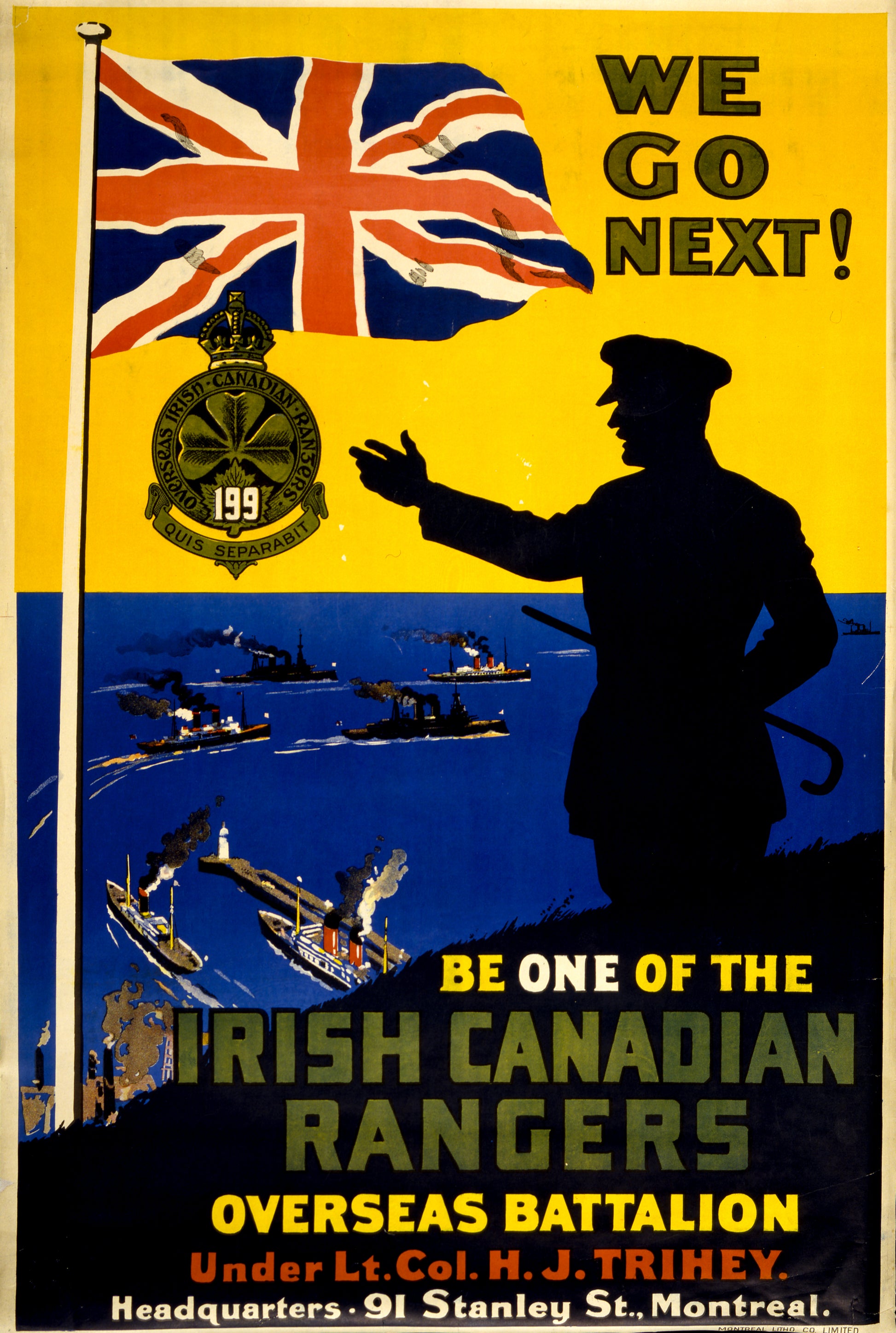 A picture of We go next! Irish Canadian Rangers...