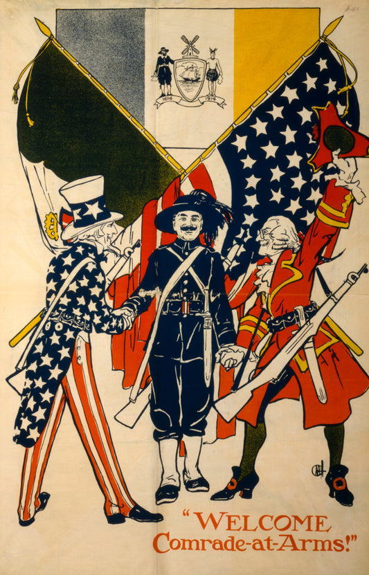 A picture of "Welcome comrade-at-arms!"