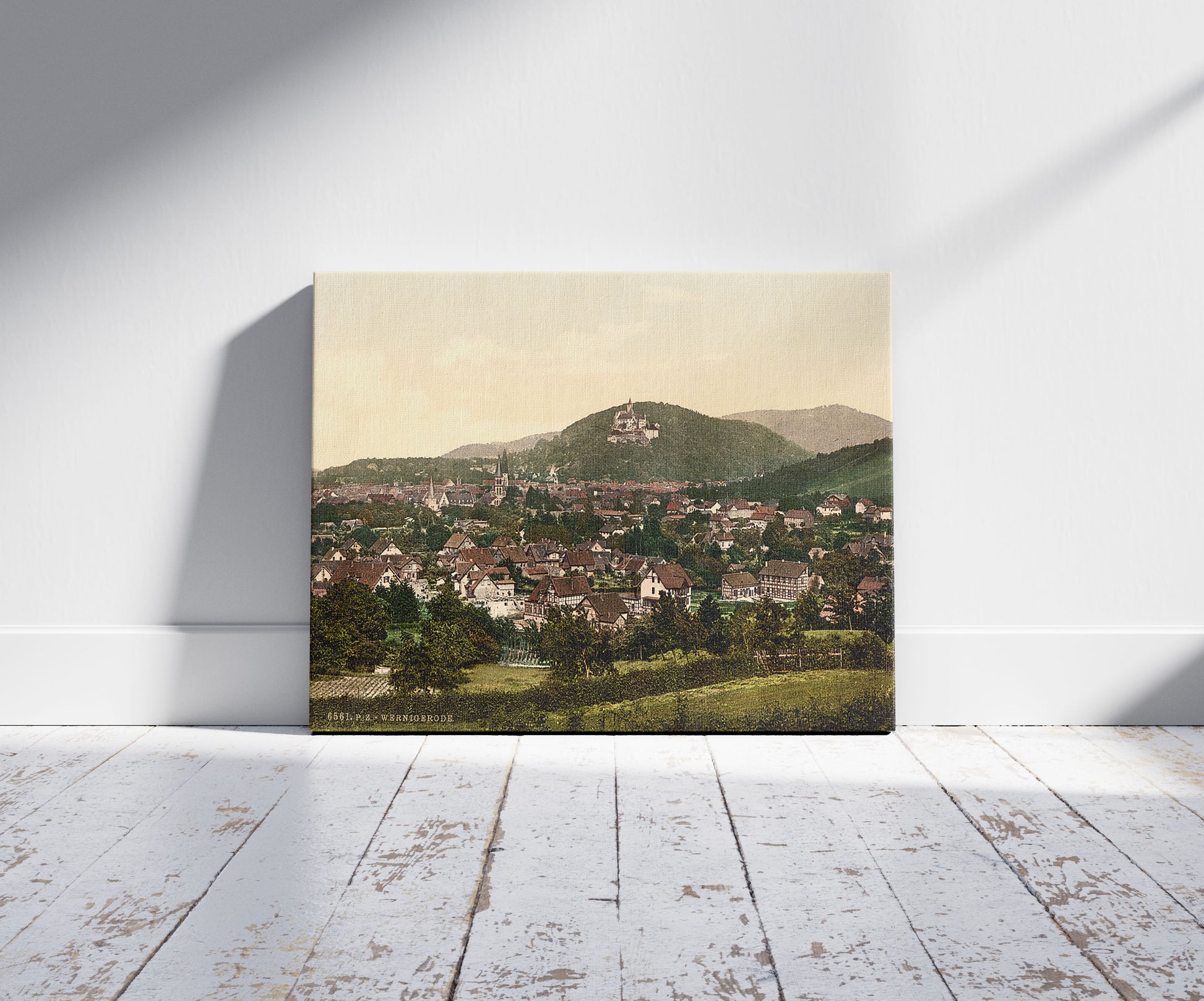 A picture of Wernigerode from the Sennhutte, Hartz, Germany