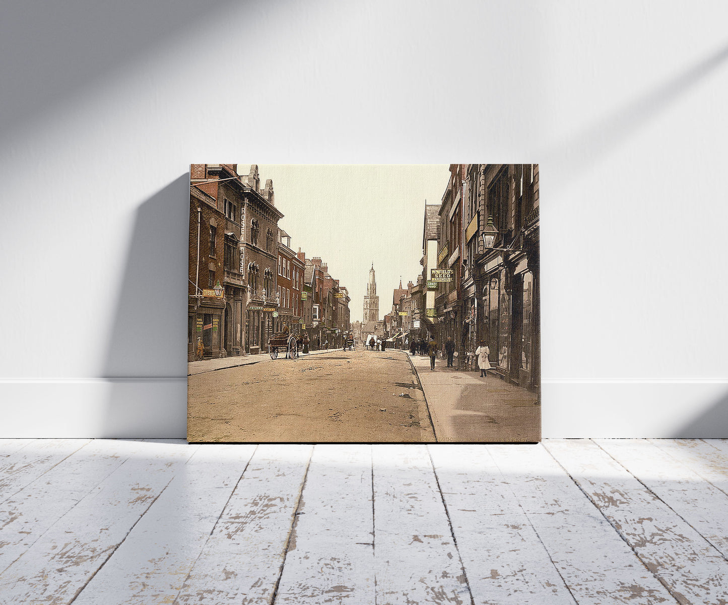 A picture of Westgate Street, Gloucester, England