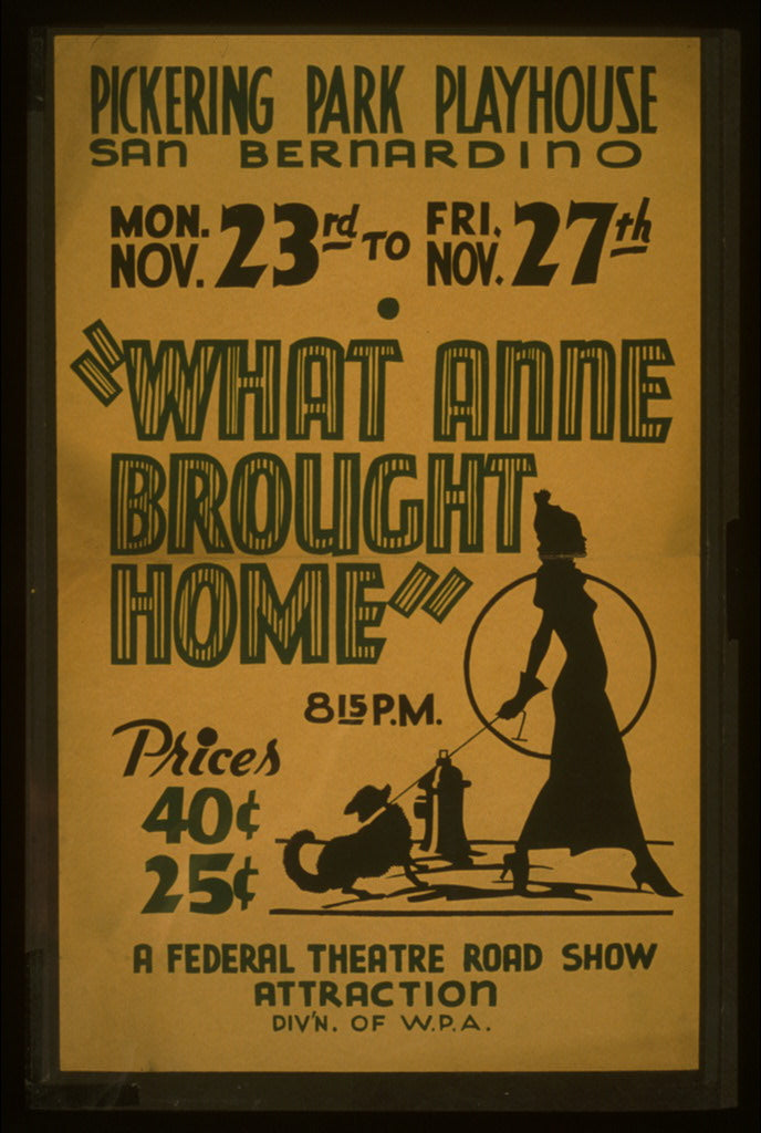 A picture of "What Anne brought home"