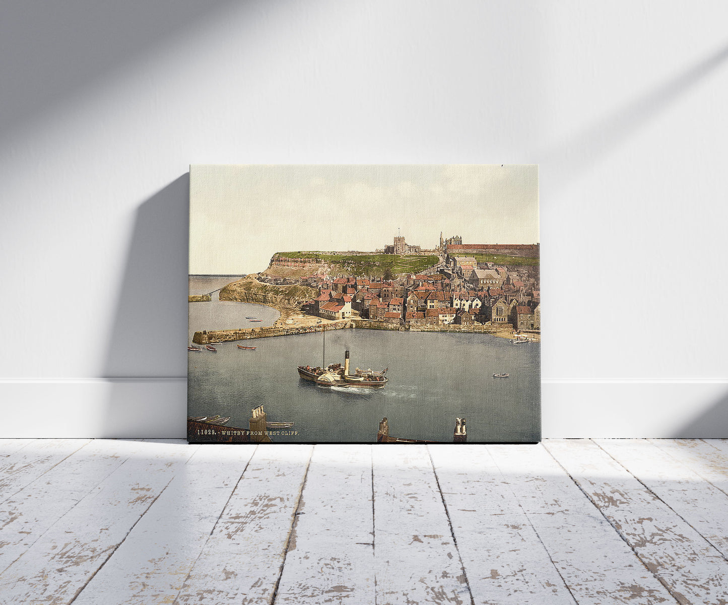 A picture of Whitby, from West Cliff, Yorkshire, England