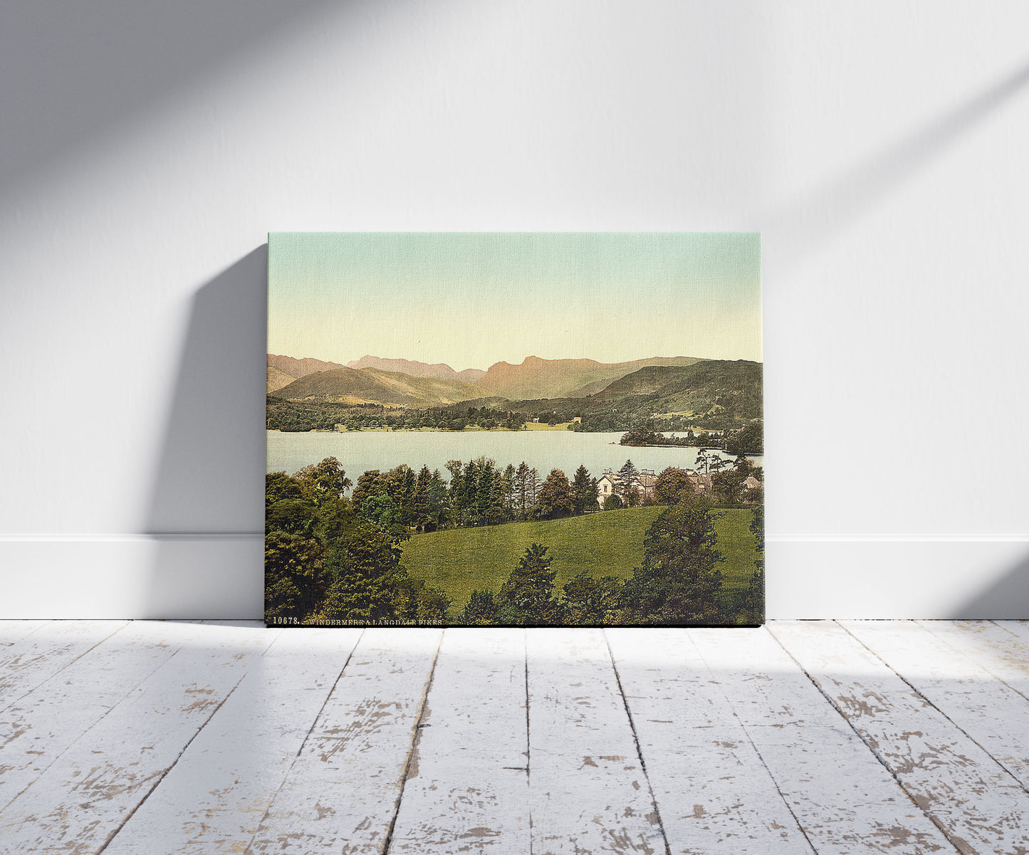 A picture of Windermere and Langdale Pikes, Lake District, England