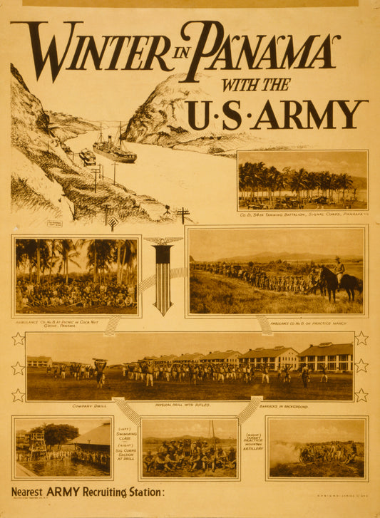 A picture of Winter in Panama with the U.S. Army