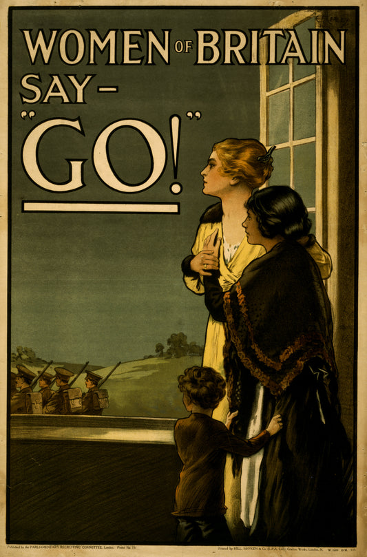 A picture of Women of Britain say - "Go!"