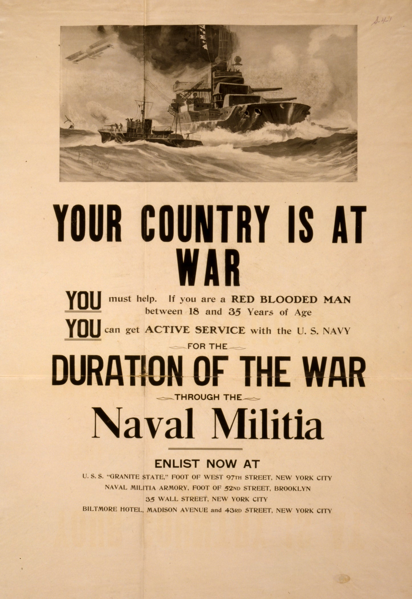 A picture of Your country is at war