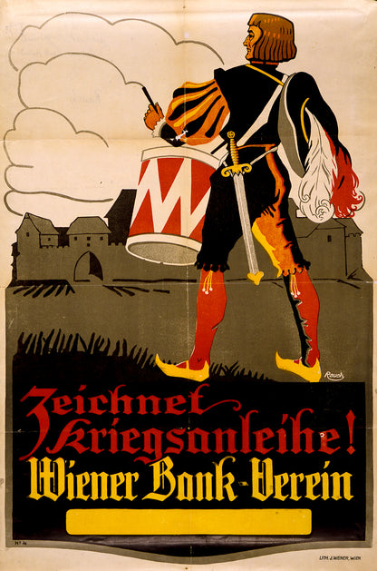 A picture of Zeichnet Kriegsanleihe!  Wiener Bank-Verein