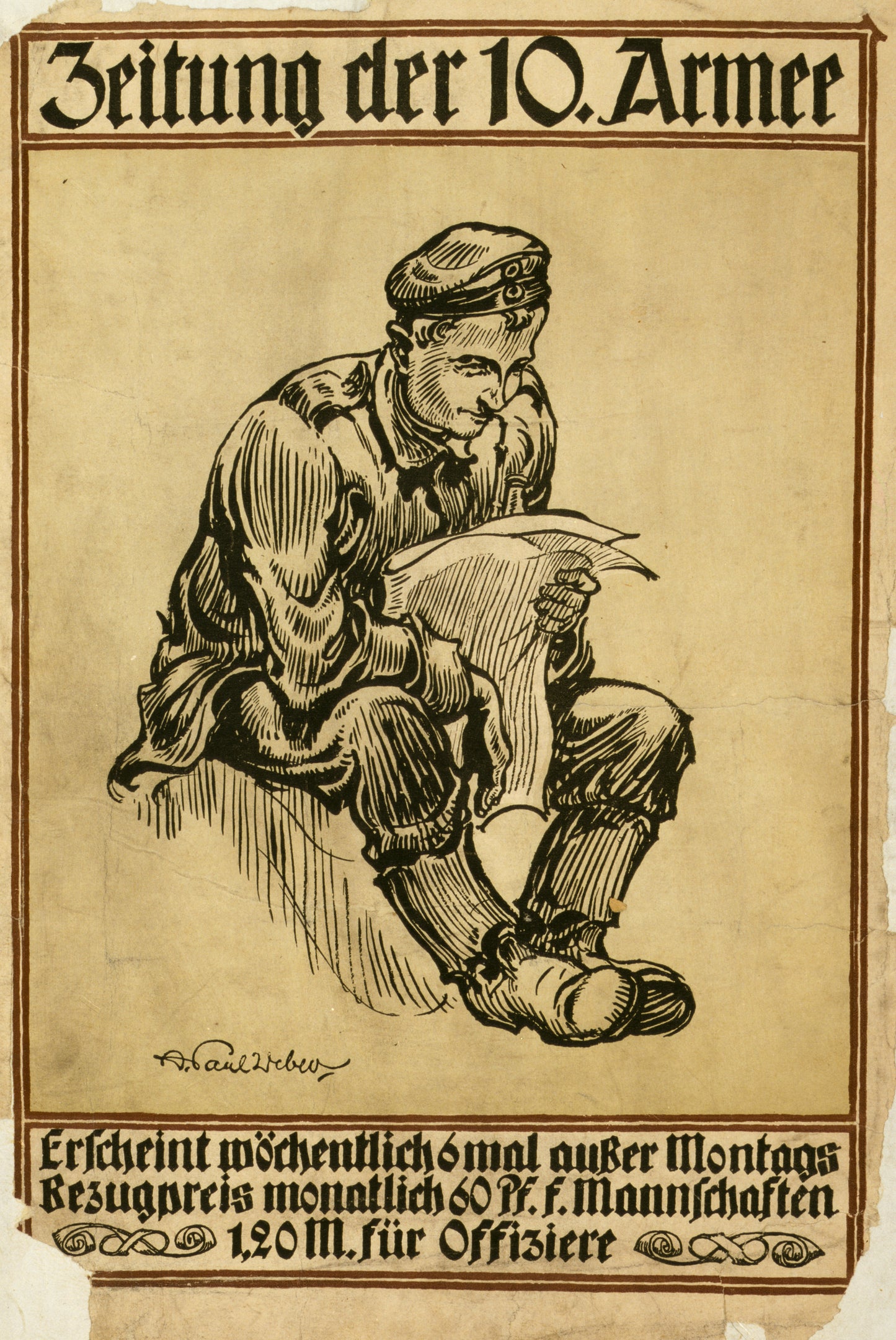 A picture of Zeitung der 10. Armee