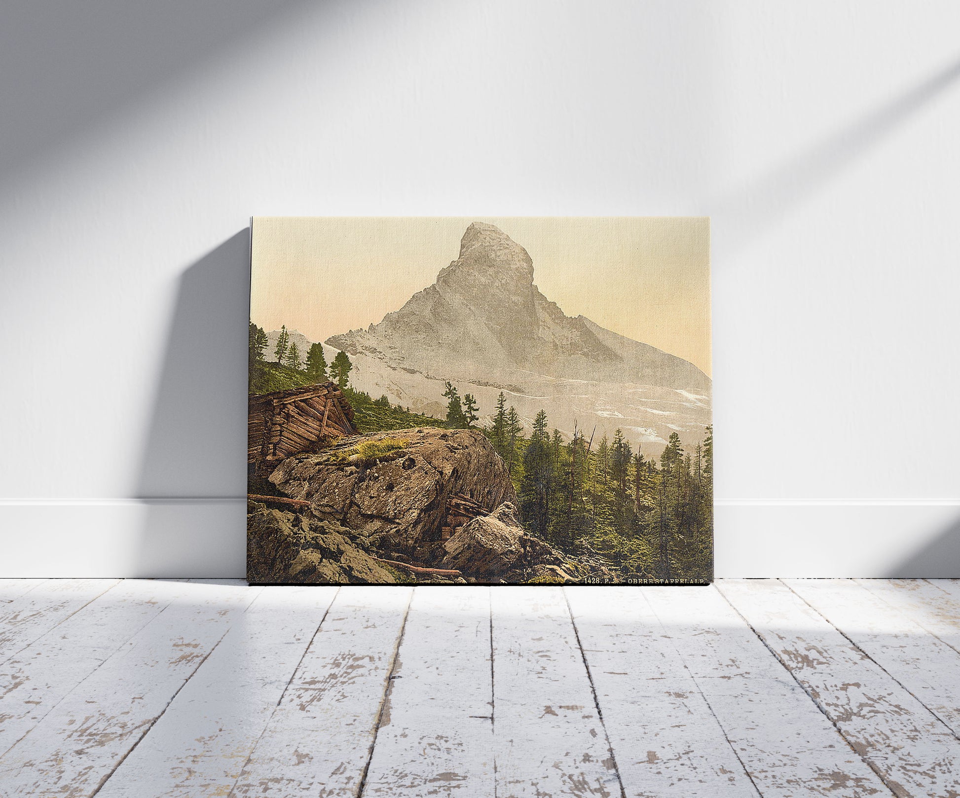 A picture of Zermatt, Upper Staffelalp, with Matterhorn after sunset, Valais, Alps of, Switzerland