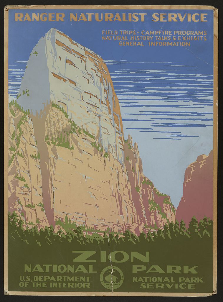 A picture of Zion National Park, Ranger Naturalist Service