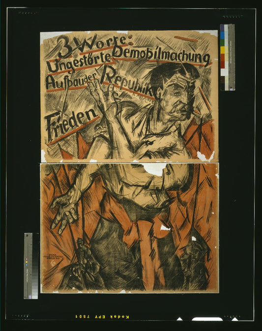 A picture of 3 Worte: ungestörte Demobilmachung; Aufbau der Republic; Frieden
