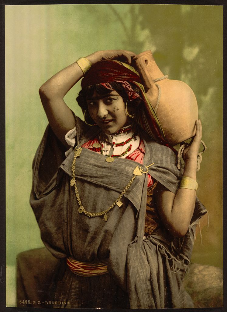 A picture of A Bedouin woman, Tunis, Tunisia