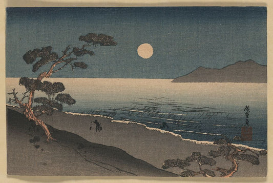 A picture of "A fairy moon and a lonely shore"