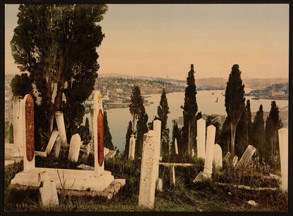 A picture of A part of the Eyoub (i.e., Uyüp) cemetery, I, Constantinople, Turkey