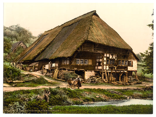 A picture of A Peasant's house, Black Forest, Baden, Germany