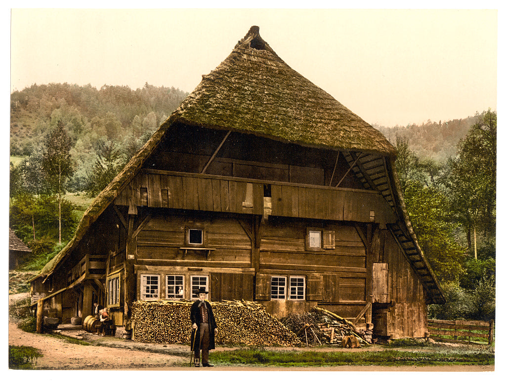 A picture of A Peasant's house, Black Forest, Baden, Germany