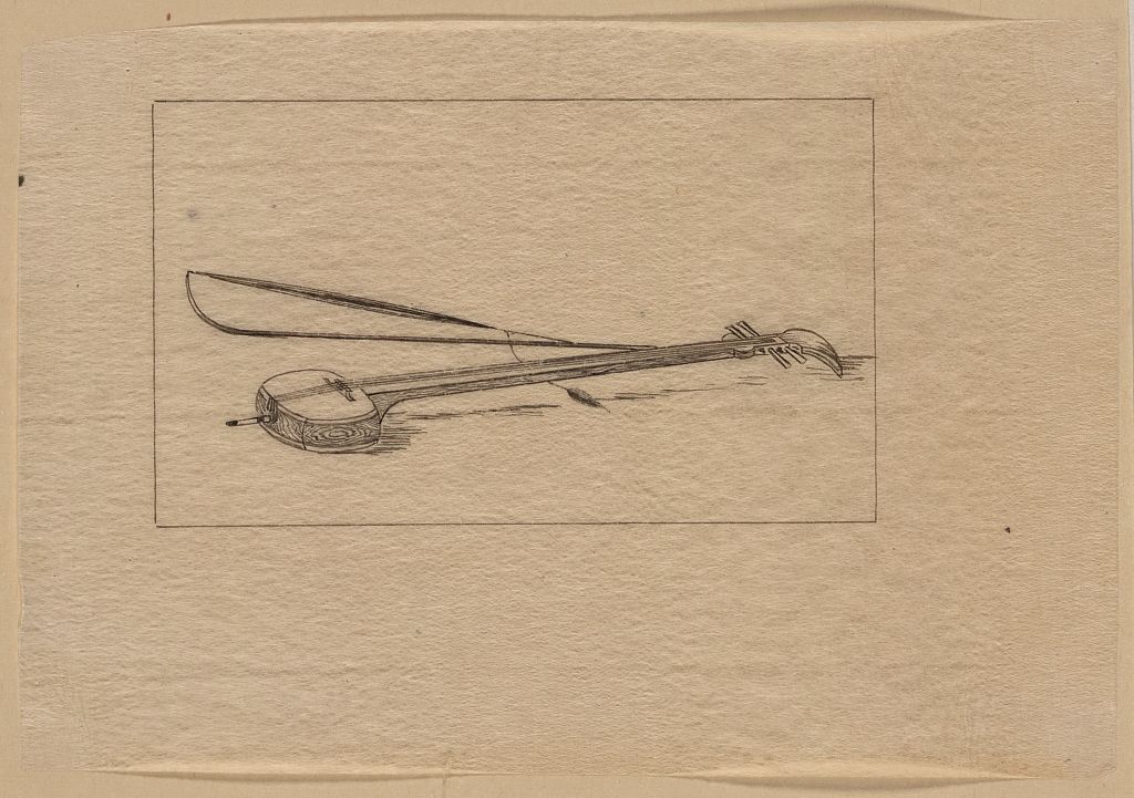 A picture of A shamisen