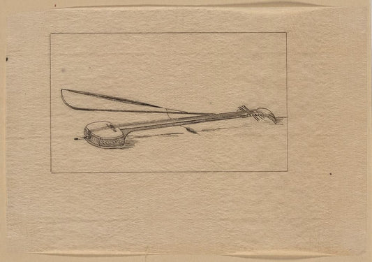 A picture of A shamisen