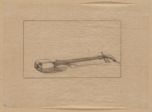 A picture of A shamisen