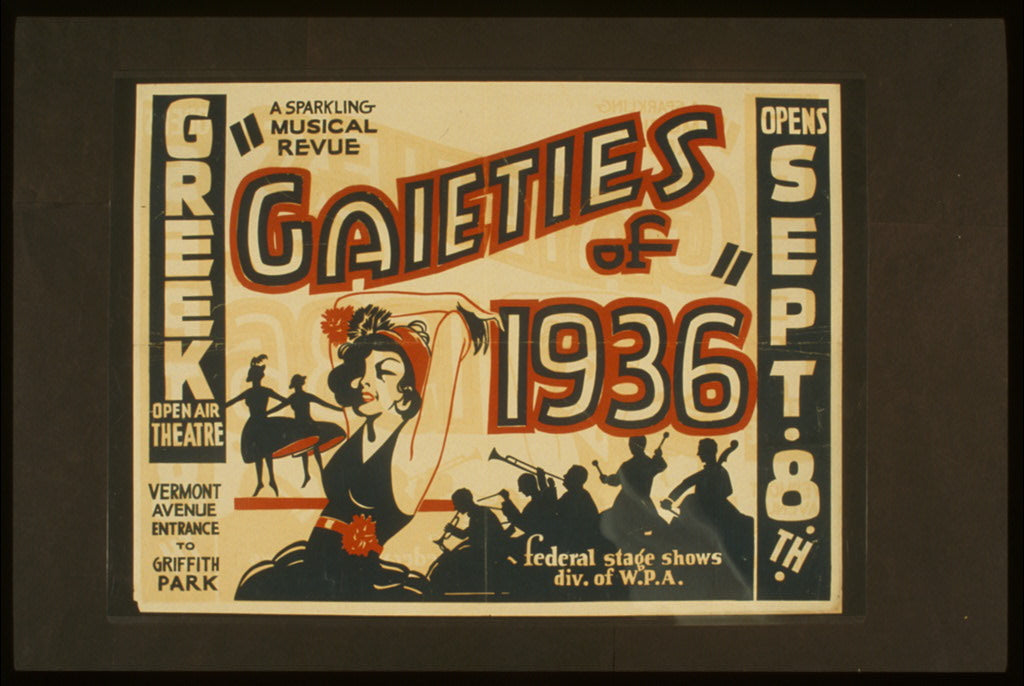 A picture of A sparkling musical revue "Gaieties of 1936"