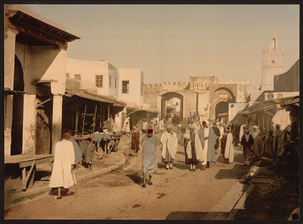 A picture of A street, Kairwan, Tunisia