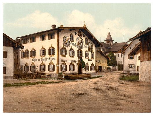 A picture of A Street, Oberammergau, Upper Bavaria, Germany