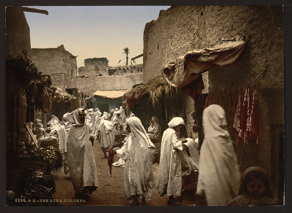 A picture of A street, Sidi Okba, Algeria