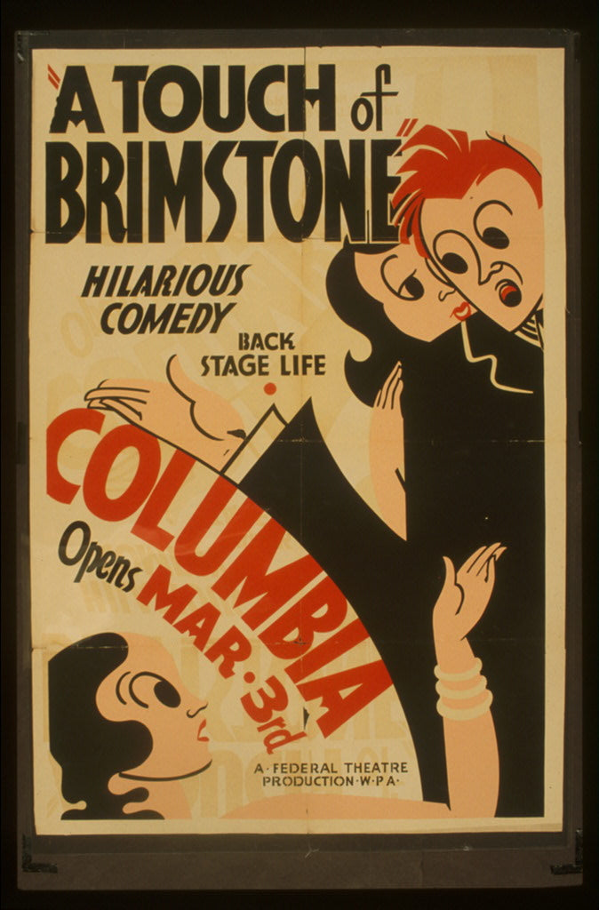 A picture of "A touch of brimstone Hilarious comedy : Back stage life.