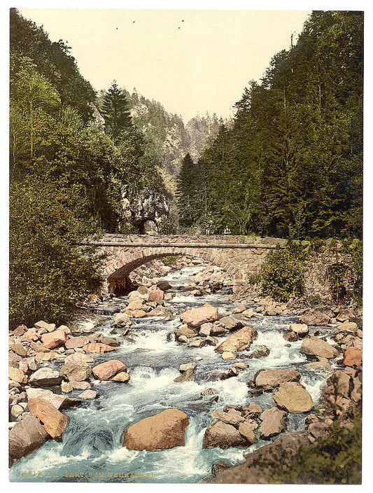 A picture of A View in the valley, Wehrathal, Black Forest, Baden, Germany