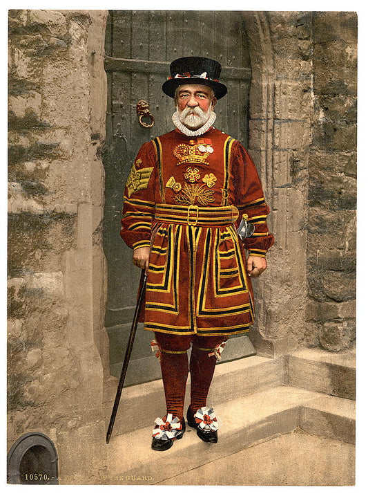 A picture of A yeoman of the guard (Beefeater), London, England