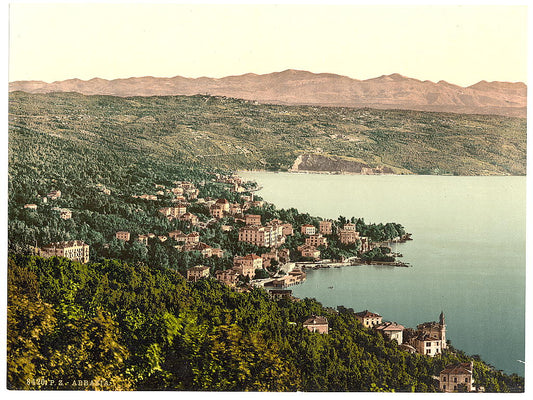 A picture of Abbazia, general view, Istria, Austro-Hungary